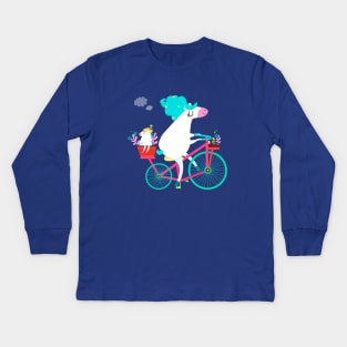 Horse ride Kids Long Sleeve T-Shirt